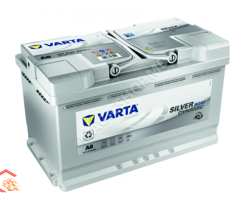 Аккумулятор АКБ VARTA 80 Ah AGM A6